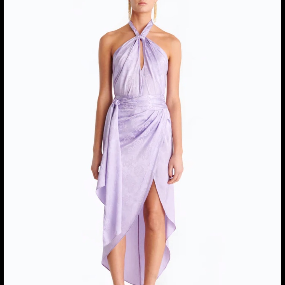 Ronny Kobo silk skirt set
